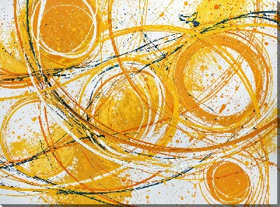 Картина маслом Желтая абстракция №22