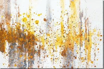 Постер Желтая абстракция №23