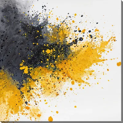 Постер Желтая абстракция №26