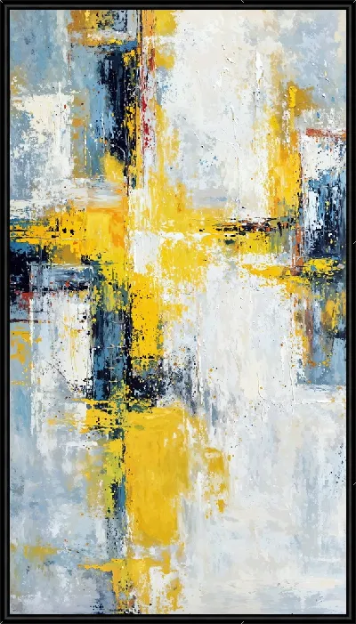 Картина Желтая абстракция №27