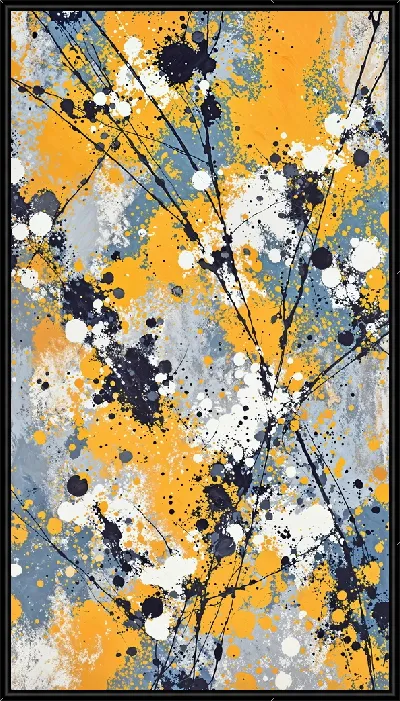 Картина Желтая абстракция №29