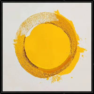 Картина Абстракция желтая №4