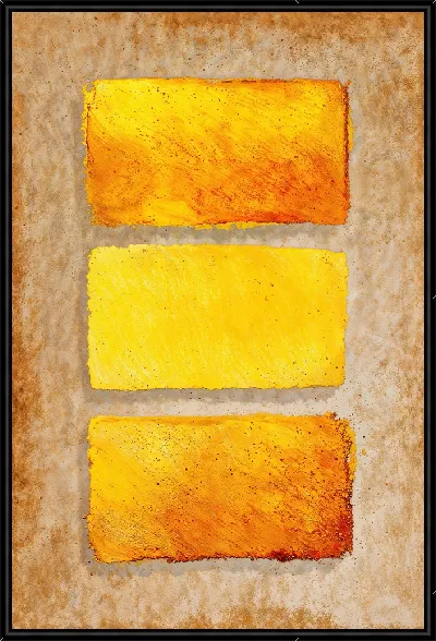 Картина Абстракция желтый минимализм