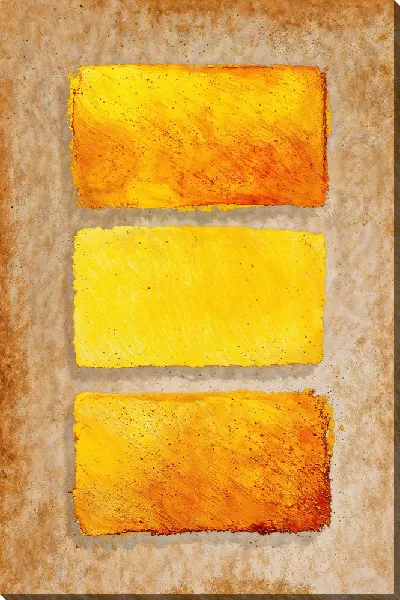 Постер Абстракция желтый минимализм