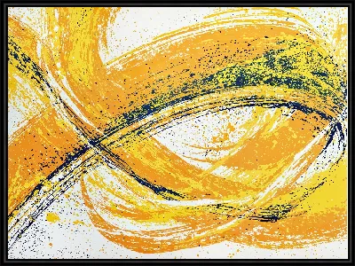 Картина Абстракция желтая №16