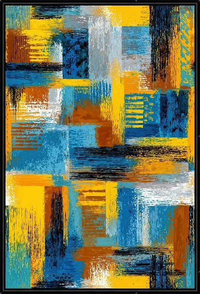 Картина Абстракция желтая №20