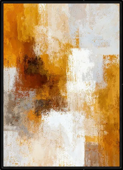 Картина Абстракция желтая №26