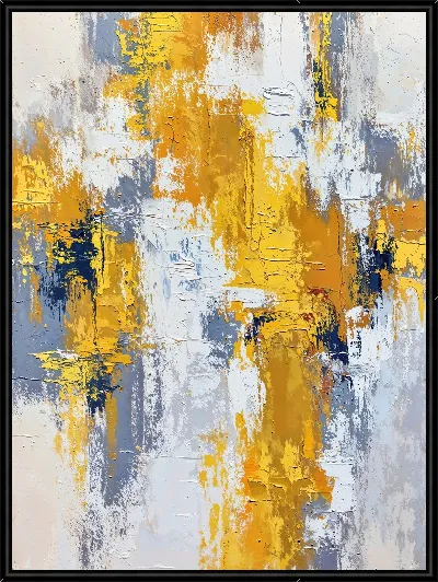 Картина Абстракция желтая №27