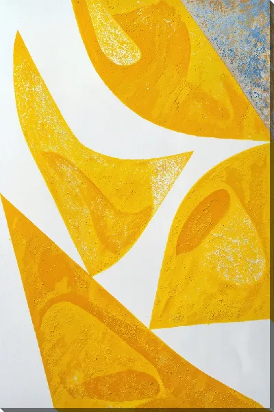 Постер Желтая абстракция №52