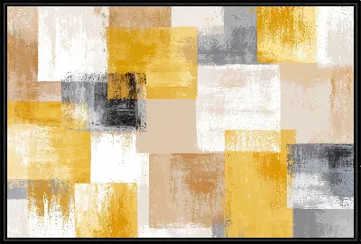 Картина Желто-бежевая абстракция №56