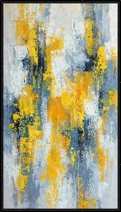 Картина Желтая абстракция №70