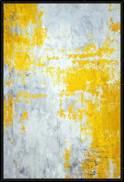 Картина Желто-серая абстракция №78