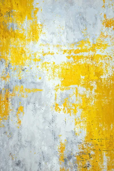 Плакат Желто-серая абстракция №78