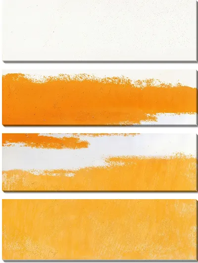 Модульная картина Желтая абстракция №101