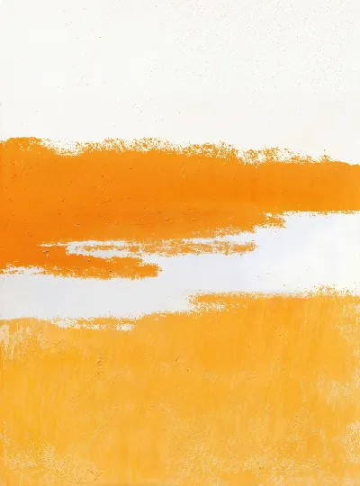 Плакат Желтая абстракция №101