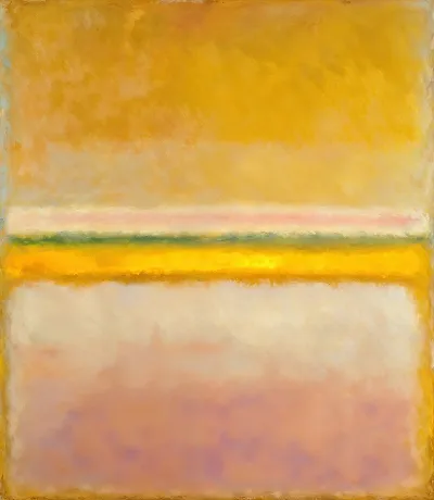 Плакат Желтая абстракция в стиле Ротко №2