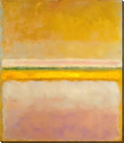 Постер Желтая абстракция в стиле Ротко №2