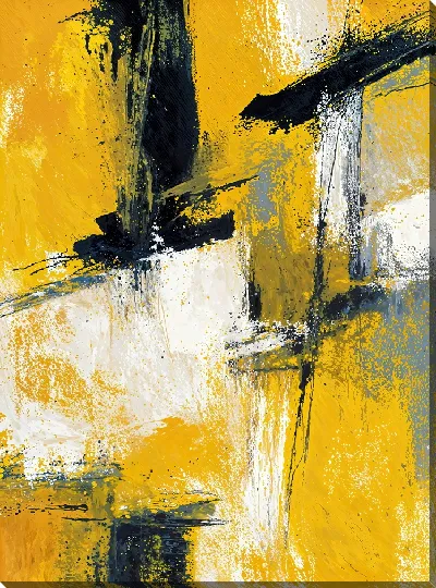 Постер Желтая абстракция №111