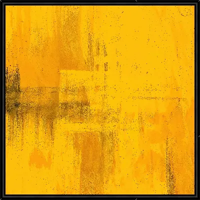 Картина Желтая абстракция №113