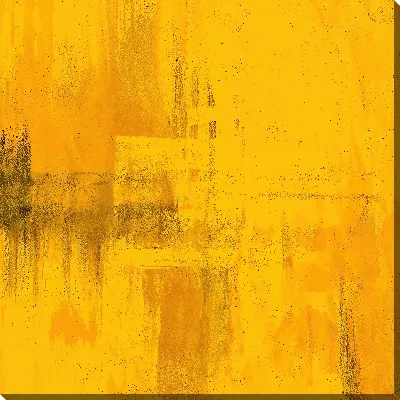 Картина маслом Желтая абстракция №113