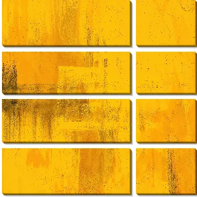 Желтая абстракция №113