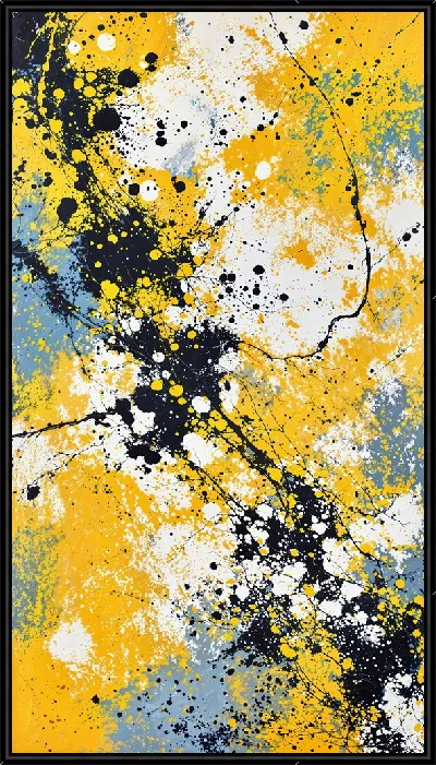 Картина Желтая абстракция №116