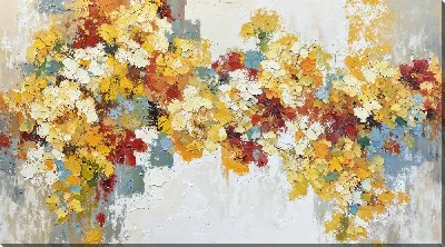 Желтая абстракция №122