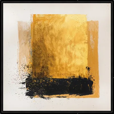 Желтая абстракция №123