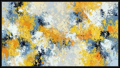 Желтая абстракция №124