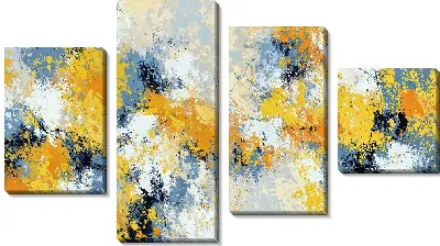 Желтая абстракция №124