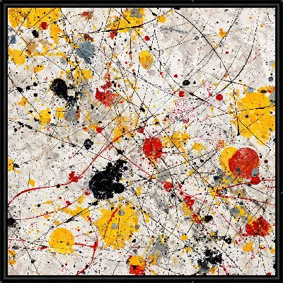 Желтая абстракция №126