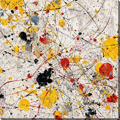 Желтая абстракция №126