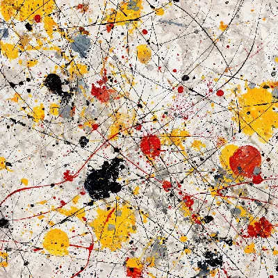 Желтая абстракция №126