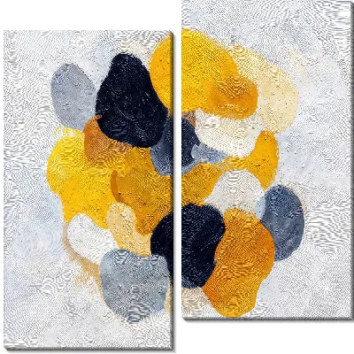 Желто-серая абстракция №127