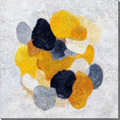 Желто-серая абстракция №127