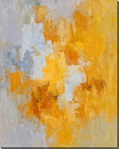 Постер Желтая абстракция №129