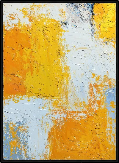 Картина Желтая абстракция №133