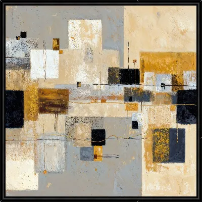 Желтая абстракция №134