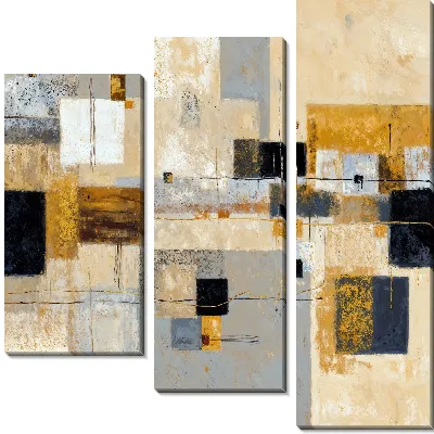 Желтая абстракция №134