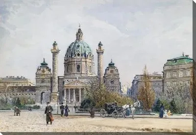 Картина маслом Храм (Church)