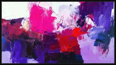 Картина Фиолетовая абстракция №5