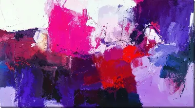 Картина маслом Фиолетовая абстракция №5