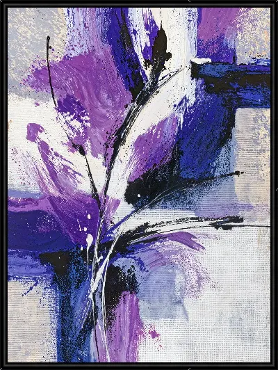 Картина Фиолетовая абстракция №8