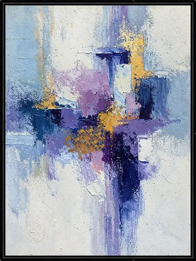 Картина Фиолетовая абстракция №9