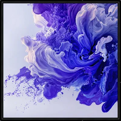 Картина Фиолетовая абстракция №10