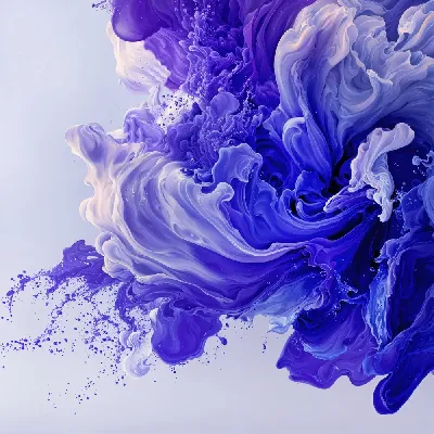 Плакат Фиолетовая абстракция №10