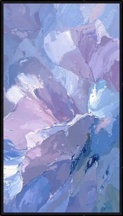 Картина Фиолетовая абстракция №11