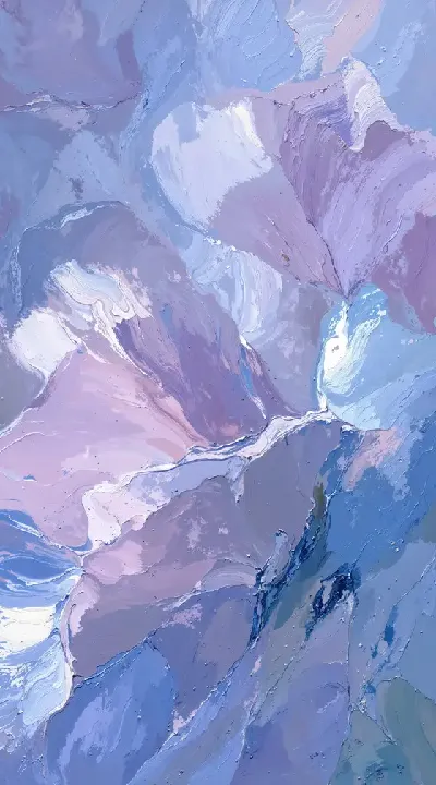 Плакат Фиолетовая абстракция №11