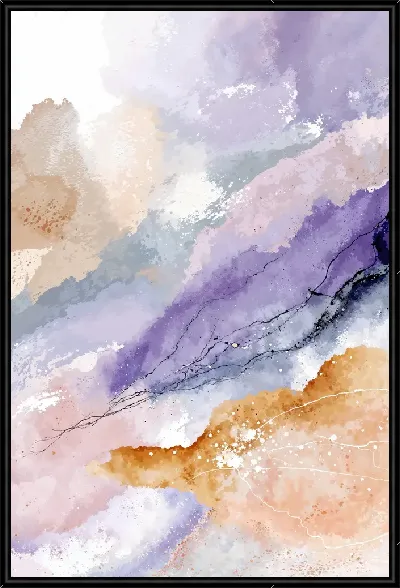 Картина Фиолетовая абстракция №13