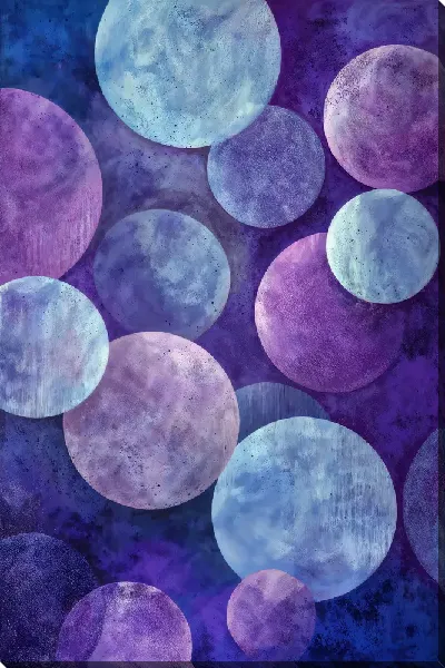 Постер Фиолетовая абстракция №14